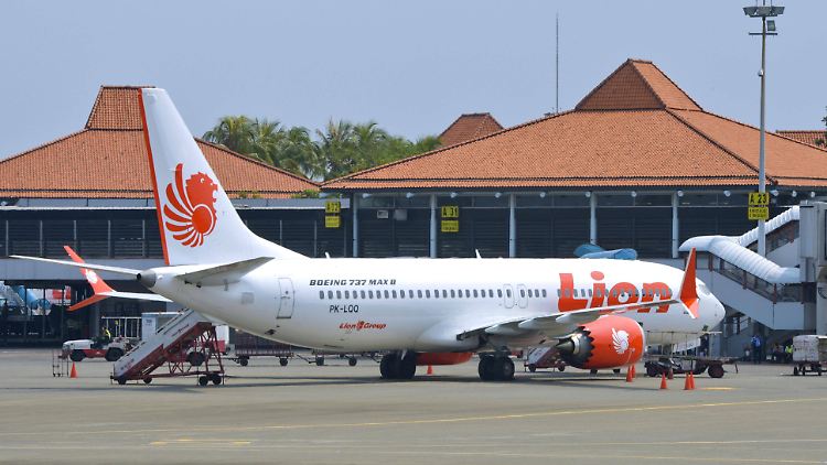Eine Boeing 737 Max 8 der Fluggesellschaft Lion Air