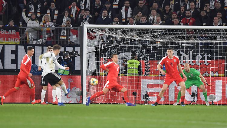 Leon Goretzka erzielte in der 69. Minute in seinem 20. Länderspiel schon sein siebtes Tor.