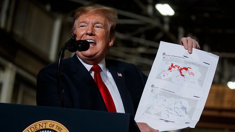 Ist angesichts der verschwundenen roten Flecken siegessicher: Donald Trump.