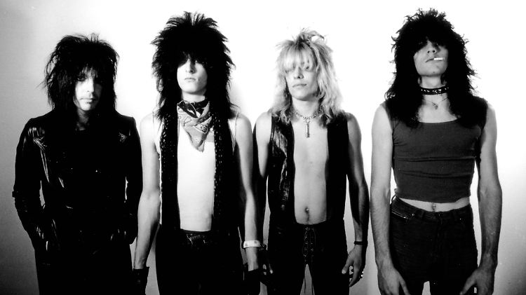 Ja, sie sahen wirklich so aus - die "echten" Mötley Crüe Anfang der 80er-Jahre.