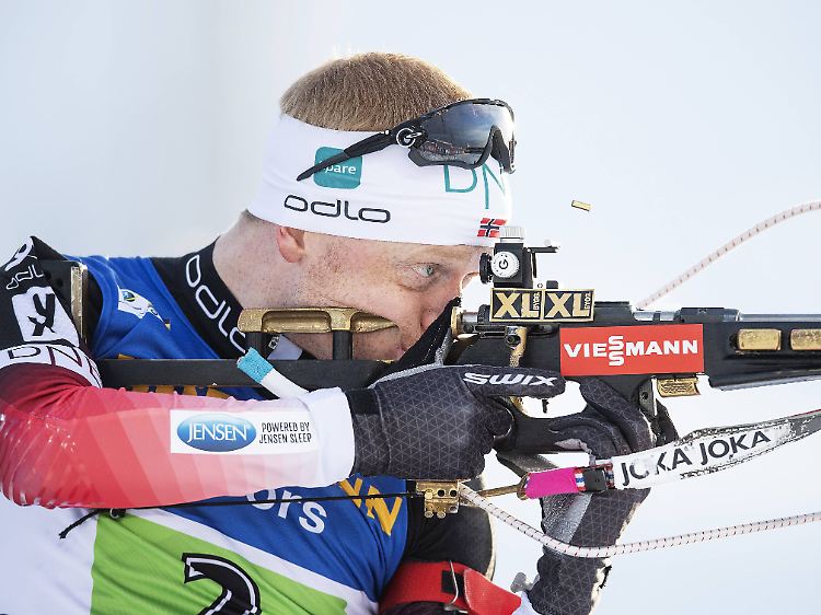 Johannes Thingnes Bö war am Holmenkollen mal wieder nicht zu schlagen.