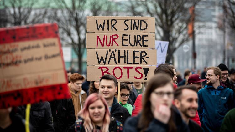 Protest am Samstag in Hamburg.