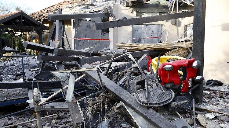 Das Haus in Mishmeret ist vollkommen zerstört.