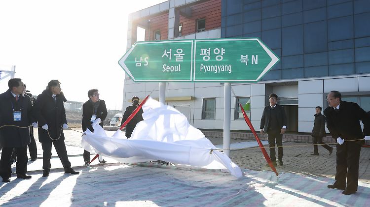 Das Verbindungsbüro zwischen Nord- und Südkorea liegt in der Grenzstadt Kaesong.