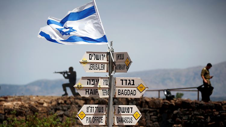 Beobachtungspunkt auf den von Israel annektierten Golan-Höhen