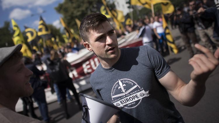 Martin Sellner, Chef der rechten "Identitären Bewegung".