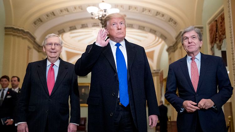US-Präsident Trump treibt mit seiner Notstandserklärung sein Mauerprojekt an der mexikanischen Grenze voran. 
