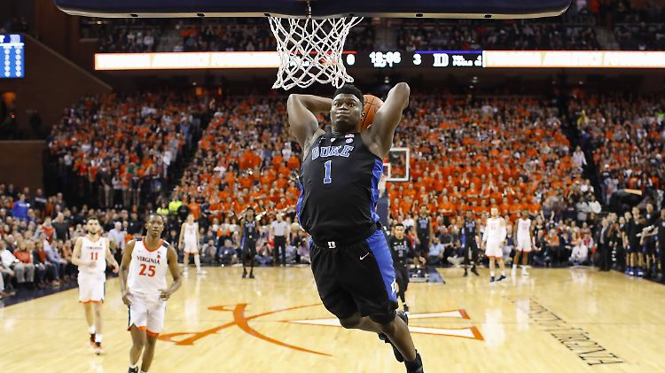 Springt aus dem Stand höher als einen Meter: Zion Williamson.