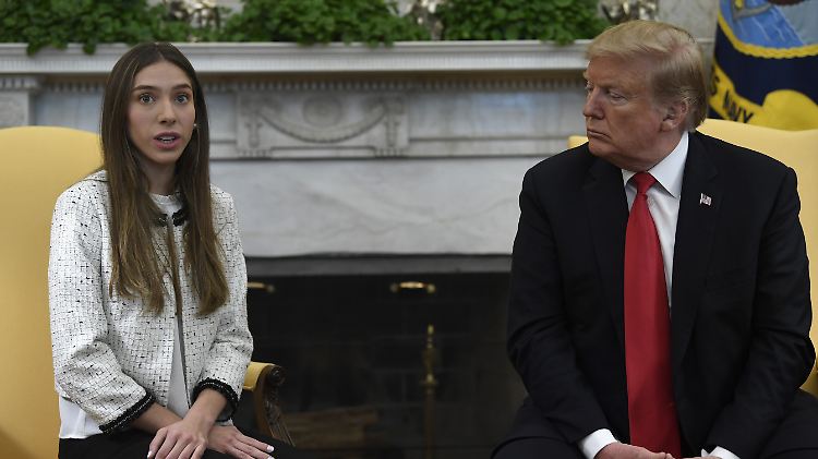 Fabiana Rosales, Ehefrau des selbst ernannten venezolanischen Interimspräsidenten Juan Guaidó, beim Besuch im Weißen Haus.
