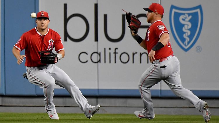 Mike Trout (links) führt die Gehaltsliste der Baseball-Profis an: Bis 2030 verdient er 430 Millionen Dollar. 