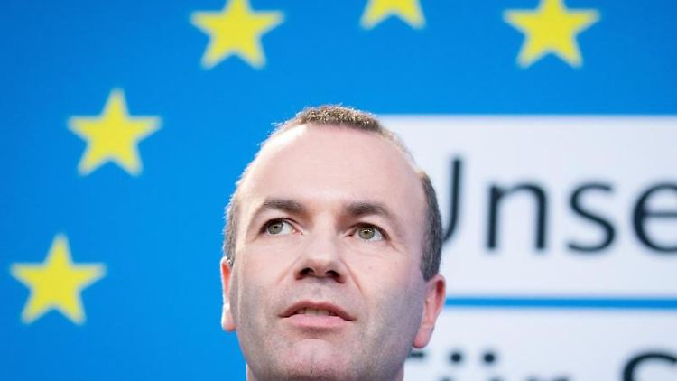 Manfred Weber von der CSU, Spitzenkandidat der EVP für die kommende Europawahl.