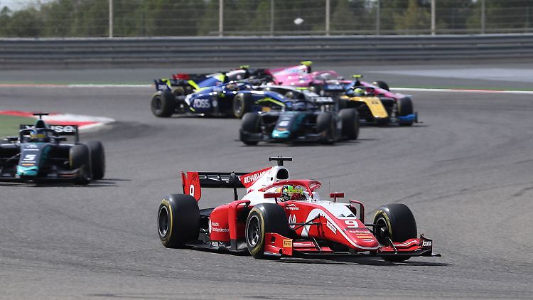 Mick Schumacher startete von ganz vorn, konnte seine Position aber nicht halten.