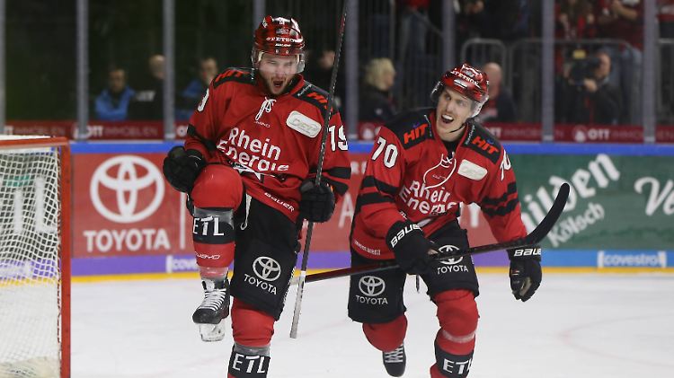 Die Kölner Haie wollen auch nach den Halbfinals wieder jubeln, sind gegen die Adler Mannheim aber nur Außenseiter.