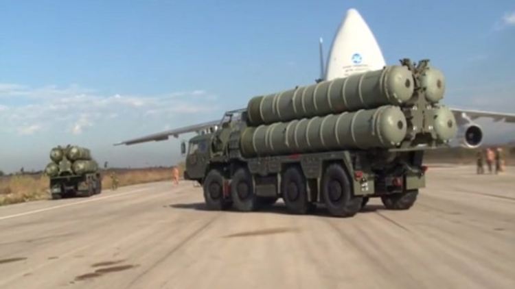 Russische S-400-Flugabwehrraketen.