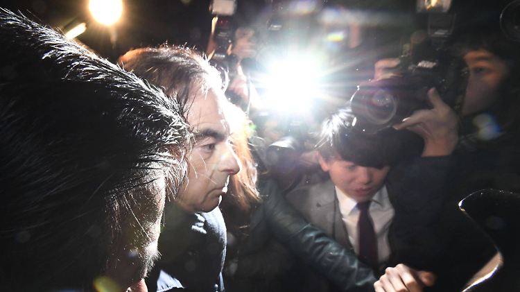 Ex-Manager Ghosn in Tokio.