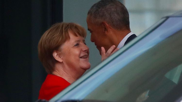 Wen hat Merkel lieber: den alten oder den neuen US-Präsidenten?