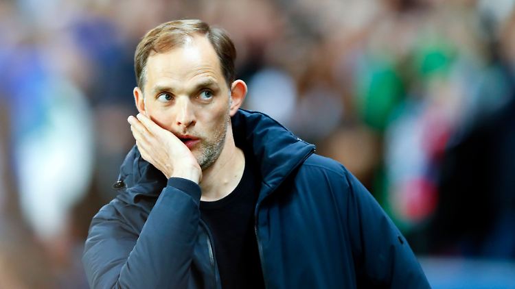 Noch eine Woche warten, mindestens: PSG-Coach Thomas Tuchel konnte bislang noch keinen Meistertitel erringen.