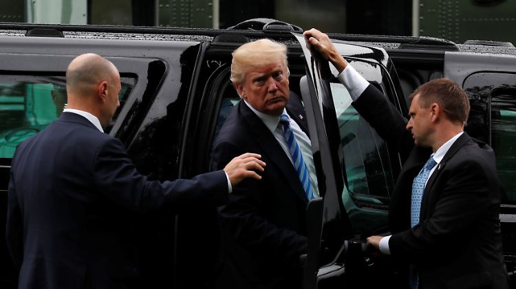 Immer in der Nähe des US-Präsidenten: Mitarbeiter des Secret Service sind unter anderem für den Schutz von Donald Trump zuständig.