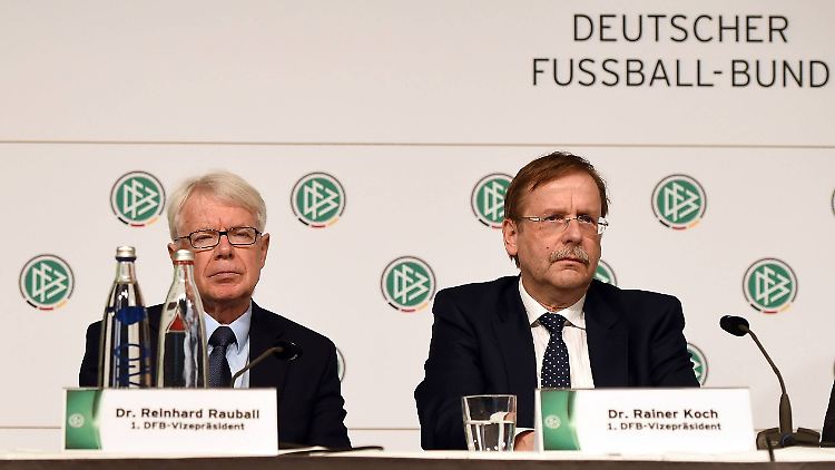 Die Doppelspitze Rauball und Koch sucht noch nach dem Weg zum neuen DFB.