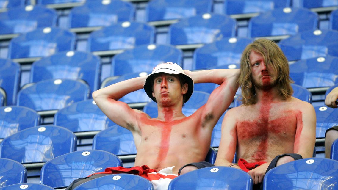 Wieder nix: Seit 1966 warten die englischen Fans darauf, dass mal wieder eine Fußball-Weltmeisterschaft auf der Insel stattfindet.