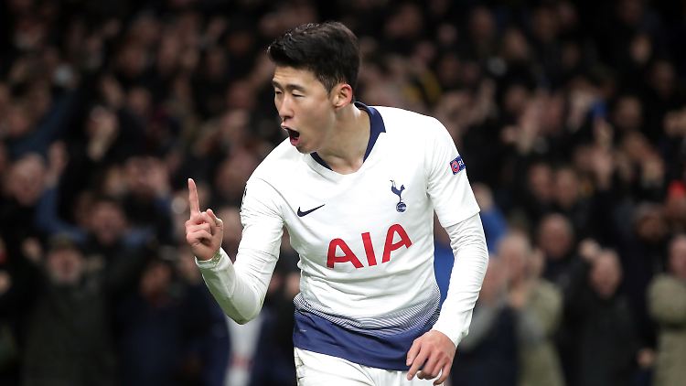 Heung-Min Son schoss Tottenham im ersten CL-Spiel im neuen Stadion zum wichtigen Hinspielsieg gegen Man City.