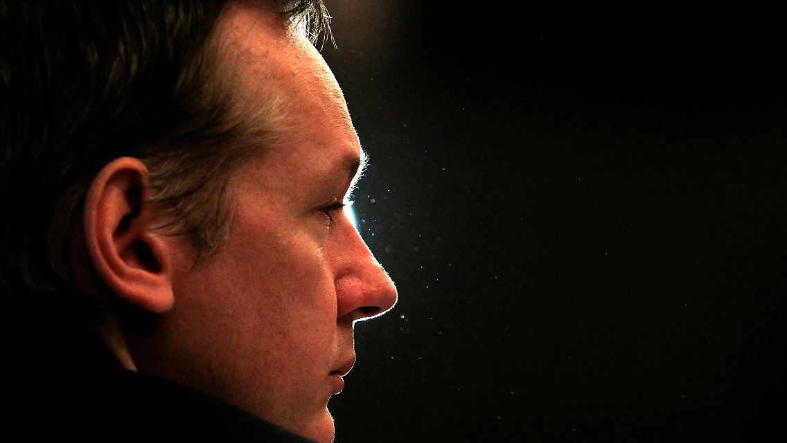 Der Kopf der Internetplattform Wikileaks, Assange wurde in London von der britischen Polizei festgenommen.
