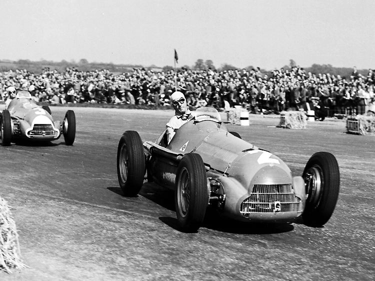 So sah es aus, als 1950 in Silverstone das erste Rennen der Formel-1-Geschichte stattfand.