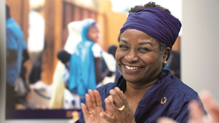 Natalia Kanem ist die leitende Direktorin des UN-Bevölkerungsfonds.