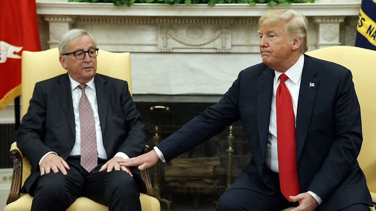 Im Handelskrieg könnte der Waffenstillstand zwischen Jean-Claude Juncker und Donald Trump bald enden.