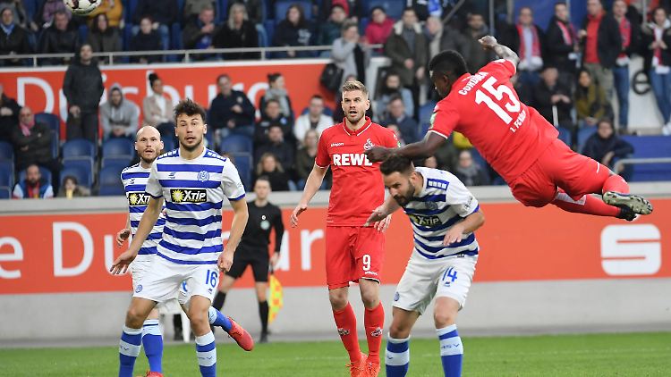 Jhon Cordoba traf per Kopf zum zwischenzeitlichen für die 