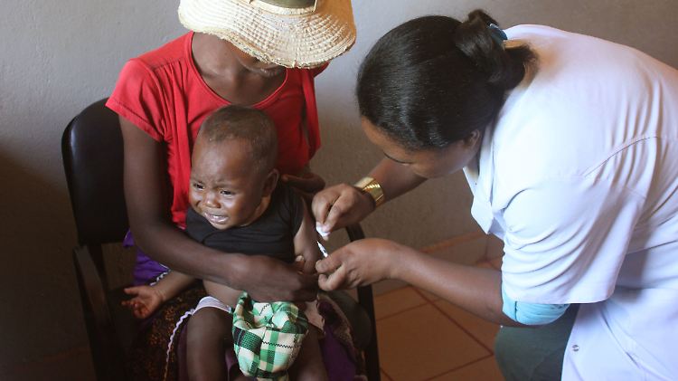 Jahrelang wurden in Madagaskar nur die Hälfte aller Kinder geimpft.