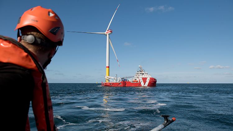 Der Offshore-Windpark "Arkona" vor der Insel Rügen geht offiziell am 16. April in Betrieb.