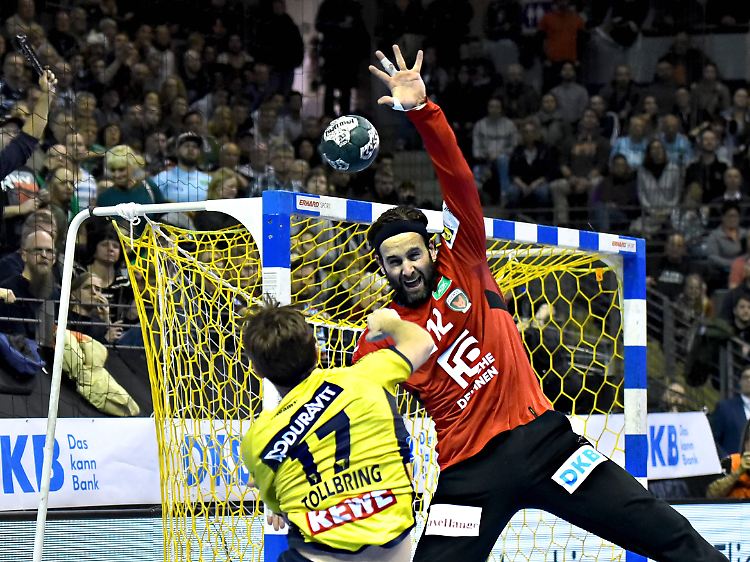 Heinevetter steht für spektakuläres Torwartspiel - gut möglich, dass er das bald in Nordhessen zeigt.