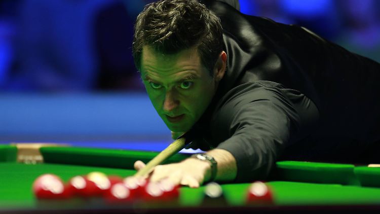 Volle Konzentration für den 17-Tage-Marathon der Snooker-WM: Titelfavorit Ronnie O'Sullivan.