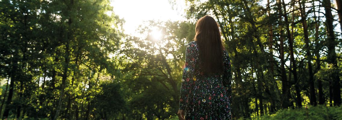 Franziska Jebens entdeckte sich selbst im Wald noch einmal neu.
