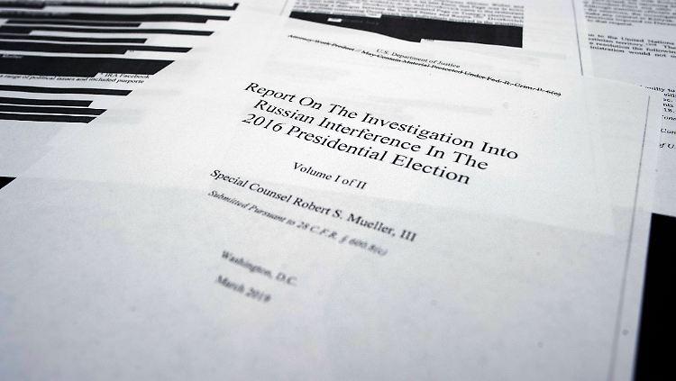 Der Bericht des Sonderermittlers Robert Mueller umfasst gut 400 Seiten.