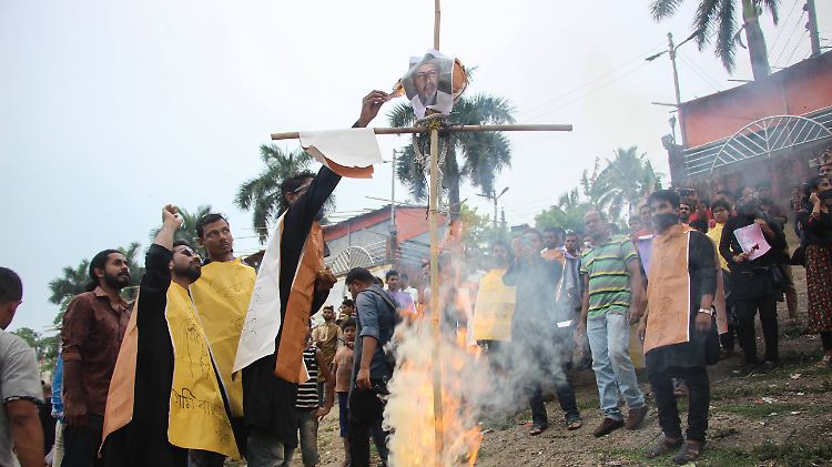 Der Tod der jungen Frau löste in Bangladesch Proteste aus.