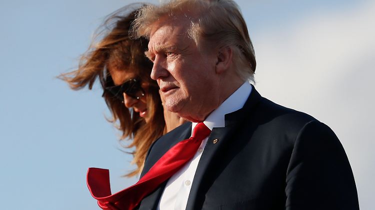Donald Trump und seine Ehefrau Melania befinden sich derzeit in Florida.
