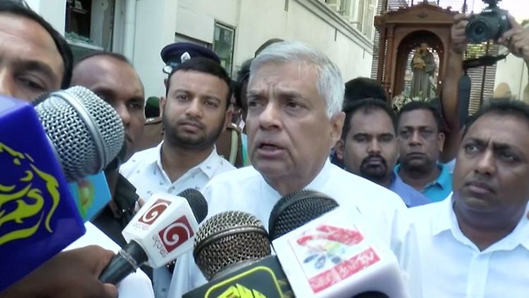 Der Geheimdienst habe vor den Anschlägen gewarnt, berichtet Sri Lankas Premier Wickremesinghe. 