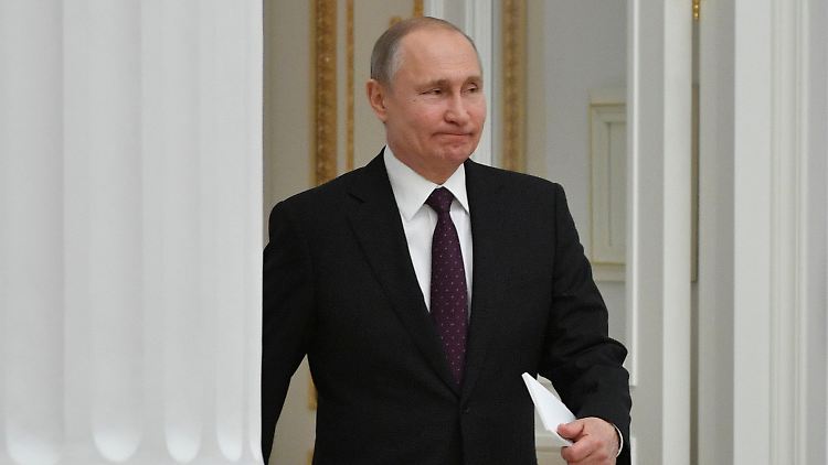 Kremlchef Wladimir Putin schickt bislang noch keine Glückwünsche in Richtung Kiew.
