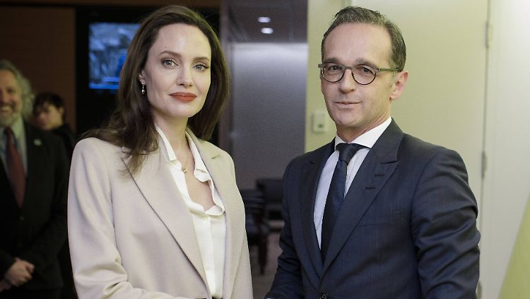 Angelina Jolie und Heiko Maas in New York. 