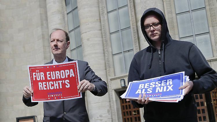 "Für Europa reicht's" oder "Besser als nix" - wer sich nach einem Wahlprogramm mit Tiefe sehnt, dürfte bei der "Partei" weiterhin an der falschen Adresse sein.