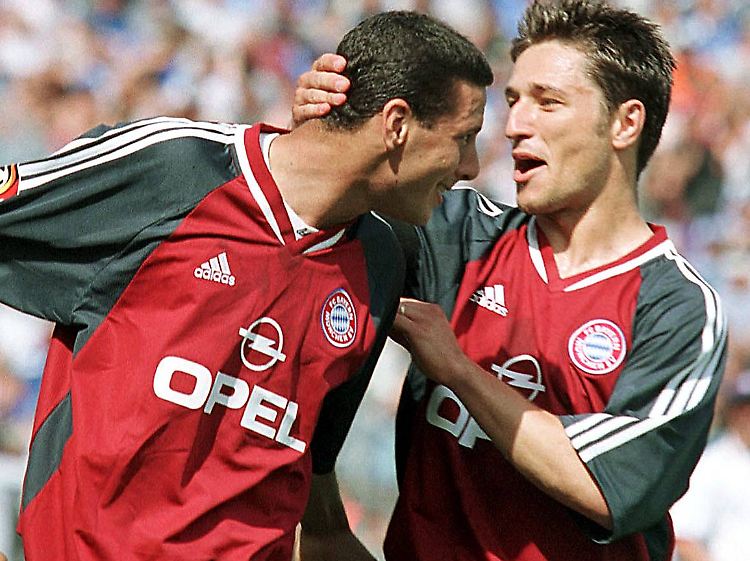 Jubelten einst gemeinsam für den FC Bayern: Bremens jetziger Immernoch-Torjäger Claudio Pizarro (r.) und Münchens aktueller Trainer Niko Kovac.