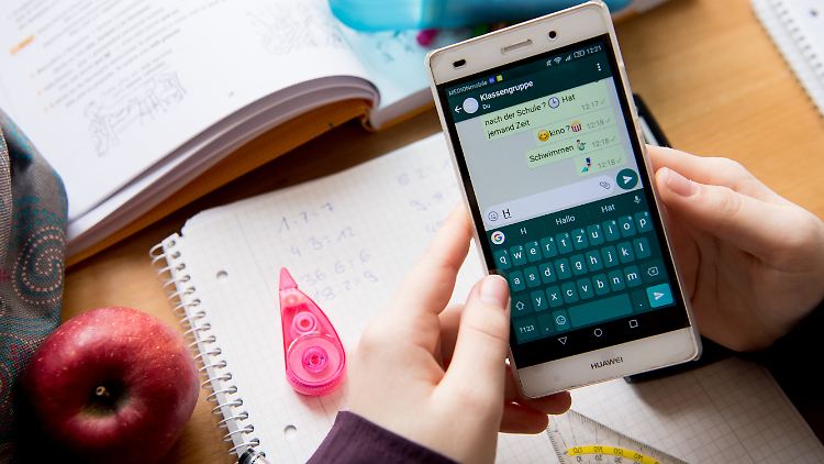 Kurznachrichten auf dem Handy verändern laut Experten die Lesegewohnheiten von Schülern.