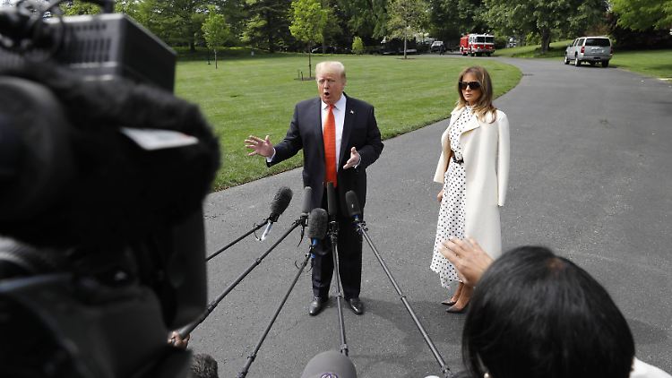 In den 90er Jahren soll die Deutsche Bank Trump mit Milliardenkrediten vor der Pleite gerettet haben. 