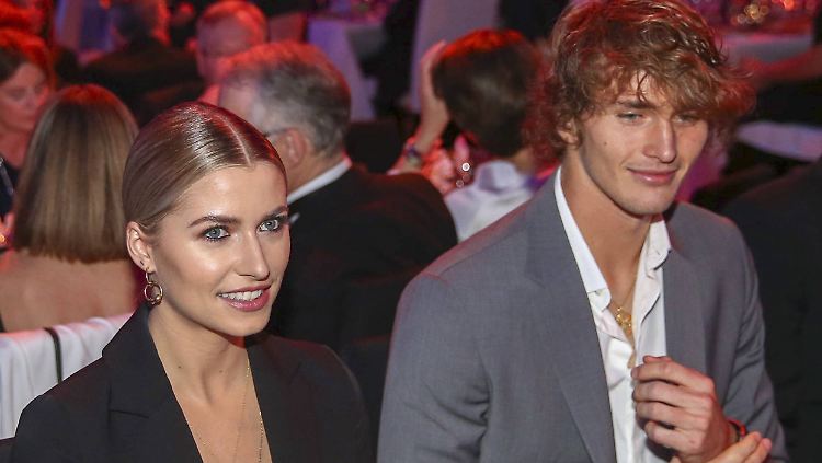 Schön anzusehen, aber kein Paar: Lena Gercke und Alexander Zverev (beim Ball des Sports im Februar 2019).