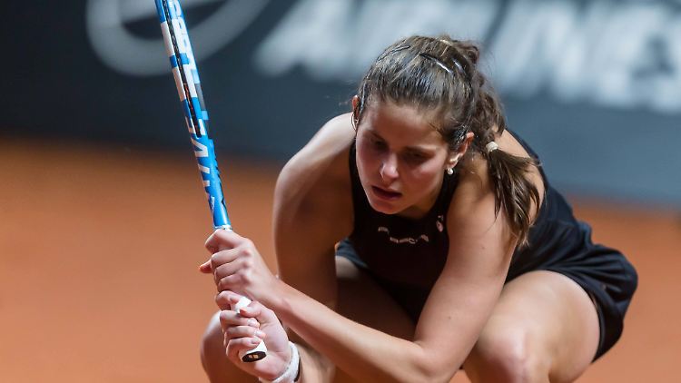 Das Spiel am Mittwochabend war nicht das von Julia Görges: Sie gab auf. 