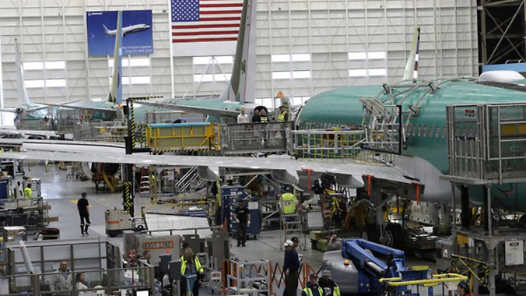 Boeing-Werk Renton im US-Staat Washington. Der Flugzeugbauer arbeitet gerade an einem Softwareupdate für die 737 Max. 