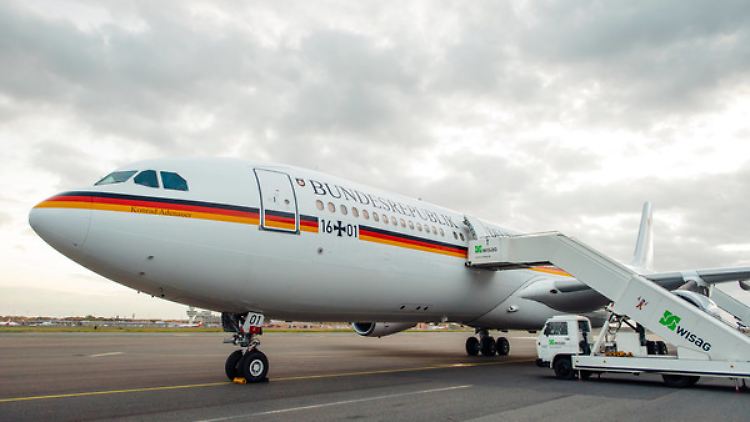 Der Luftwaffen-Airbus "Konrad Adenauer".