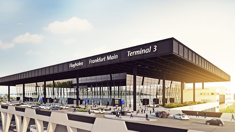 Eine Computer-Darstellung von Terminal 3. Der erste Teilabschnitt soll im Jahr 2021 nicht nur fertiggestellt, sondern auch ans Netz gehen.